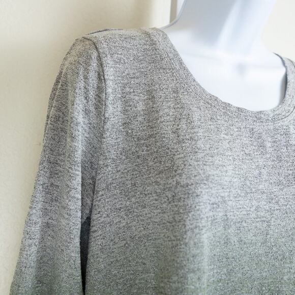 Joan Vass Ombre Knit Gray/Green Tunic, M - Picture 5 of 8